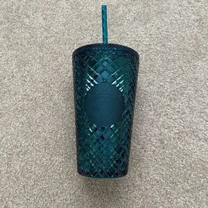 Starbucks Green Jewel Tumbler Cold Cup - Grande 16 oz NWT Brand New